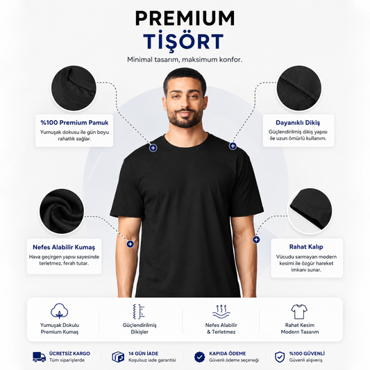 10'Lu Premium Tişört Paketi