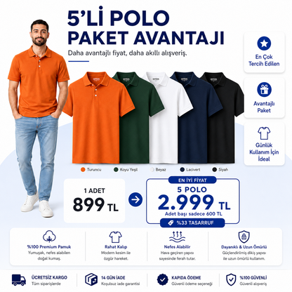 Premium Polo Yaka Tişört