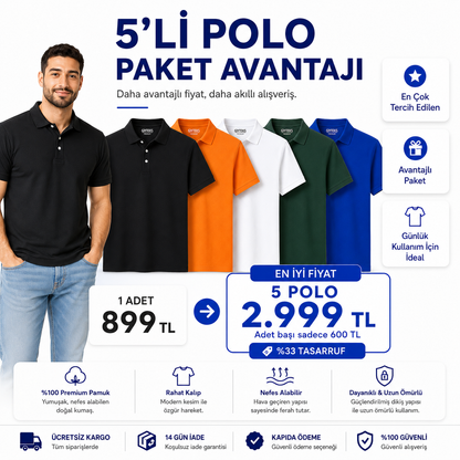 Premium Polo Yaka Tişört