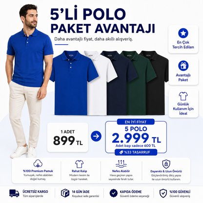 Premium Polo Yaka Tişört